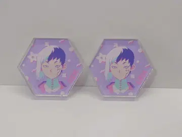 Dr. STONE 트레이딩 미니 아크릴 블록 아사기리 겐 2개 세트