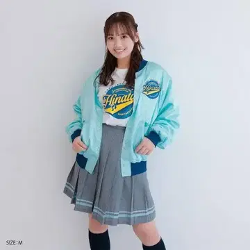 [ XL 사이즈 ] 히나타자카46 5번째 히나탄제 스카잔 민트 블루