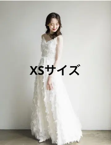 페더 드레스 XS 사이즈 (화이트) 촬영 드레스