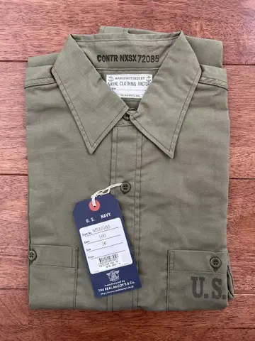 THE REAL McCOY'S shirt U.S.N