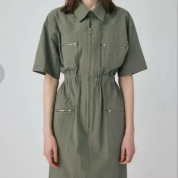 MOUSSY zip up 셔츠 원피스