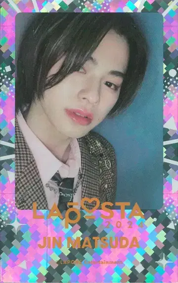 INI FC 회원 마츠다 진 2024 LAPOSTA 홀로