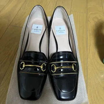 새상품급 LANVAN en Blue 비트 로퍼 펌프스 24.5cm