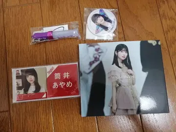 노기자카46 CD 츠츠이 아야메 Time flies 자켓, 캔뱃지 등