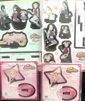 NARUTO 산리오 한정판 아크릴 스탠드 하루노 사쿠라