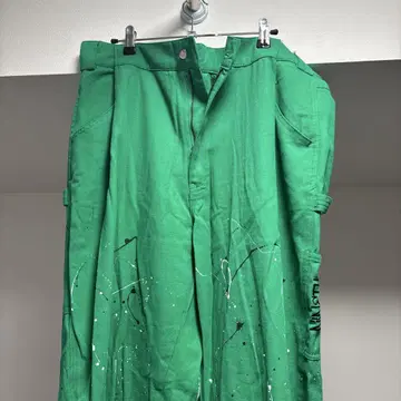 9090 페인터 팬츠 그린