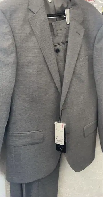 UNIQLO 스트레치 수트 그레이 M 상하의