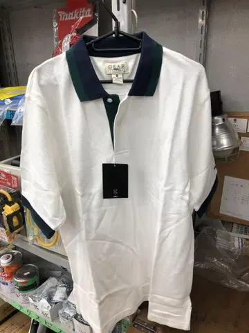 makita GEAR FOR SPORTS 피케 셔츠 S 화이트/네이비