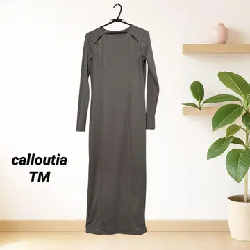 [ callautia ] 2024.08 리브 롱 원피스 TM 슬림