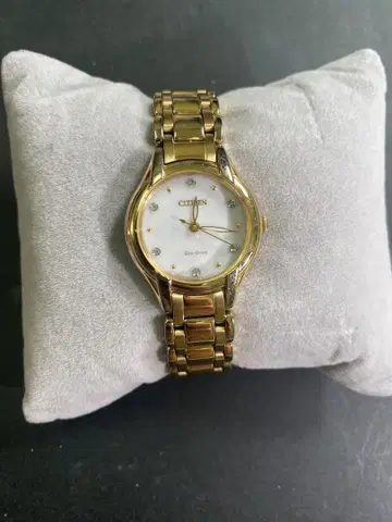 CITIZEN Eco-Drive 골드 손목시계