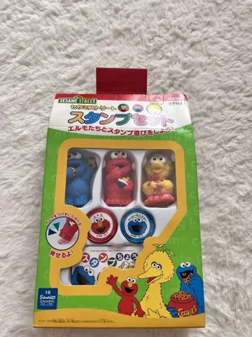 세서미 스트릿 스탬프 피규어 엘모 쿠키 몬스터 빅버드