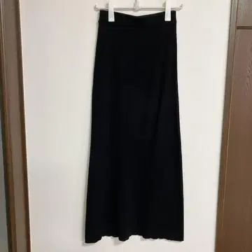 캘런솔로지 코튼 리브 타이트 스커트