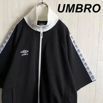 엄브로 UMBRO 자수 로고 프린트 로고 반팔 트랙 자켓 저지
