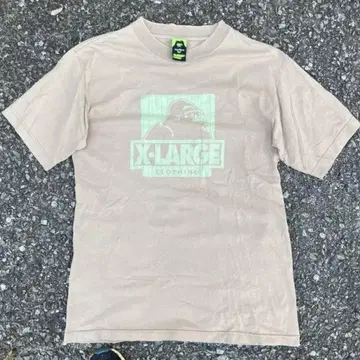 레어] X-LARGE 고릴라 프린트 티셔츠 베이지 90년대 USA