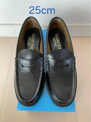 HARUTA 남성용 로퍼 25cm 블랙