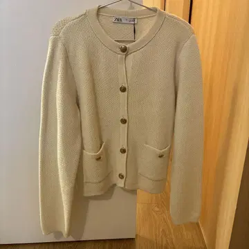 ZARA 가디건 화이트 L 사이즈
