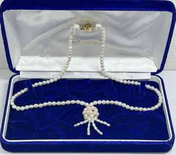 담수 진주 목걸이 펄 약 3.5~4.5mm