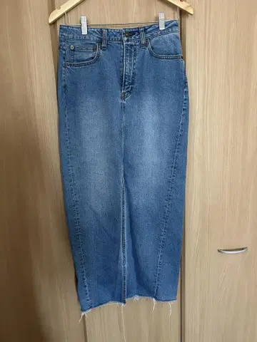 KELLY vintagedenim 타이트 슬릿 스커트