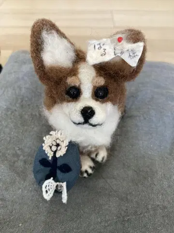펠트 코기 강아지 인형