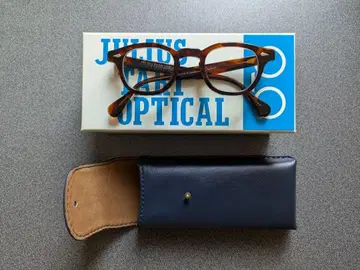 JULIUS TART OPTICAL 갈색 안경