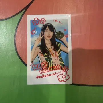 노기자카46 카키 하루카 NOGI CAFE 노기 카페 폴라로이드풍 스티커