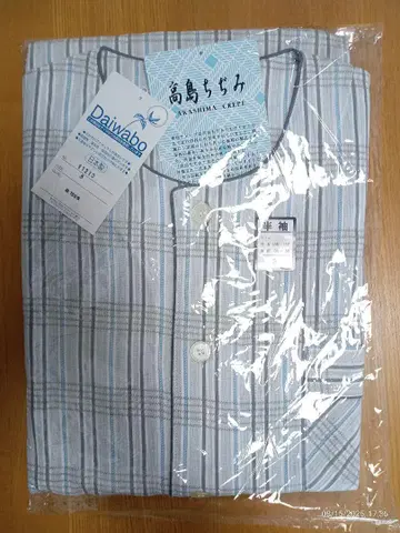 고시마치지미 반팔 파자마 S 사이즈 면 100% 다이와보