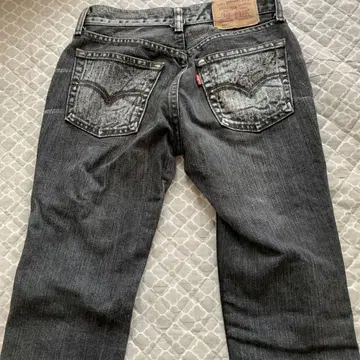 LEVI'S W502 다크 그레이 데님