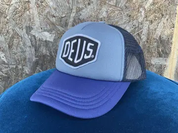 DEUS 메쉬 캡 그레이/네이비 프리 사이즈