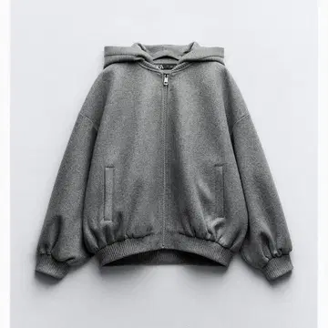 ZARA 오버사이즈 후드 봄버 자켓