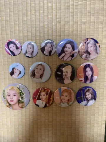 TWICE 사나 캔뱃지 묶음 판매