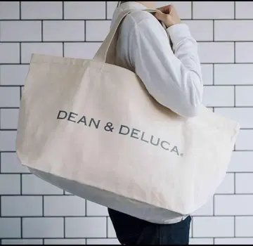 [미사용] DEAN & DELUCA 빅 토트백 캔버스 내추럴