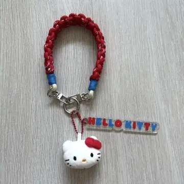 로리즈팜 Me% 헬로키티 토이 키 핸들 스트랩