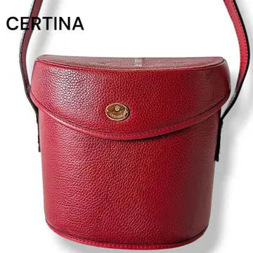 예쁨 CERTINA 서티나 숄더백 크로스 숄더 레드