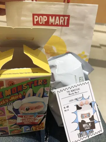 POP MART 와키마트 MILK 봉제 인형