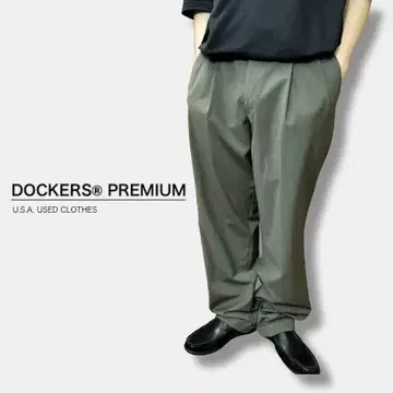 고품질 & 정품 DOCKERS PREMIUM 2턱 팬츠 SL1-761