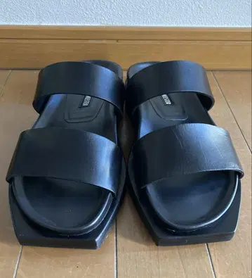 Ann Demeulemeester 가죽 샌들 샤크 밑창 36