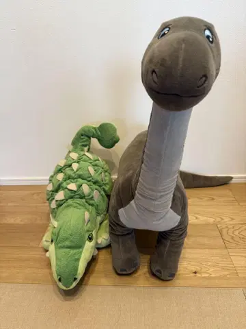 IKEA JATTELIK 공룡 봉제 인형 2개 세트