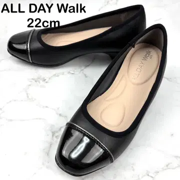 [ 새상품급 ] ALL DAY Walk 플랫슈즈 22 블랙 컴포트