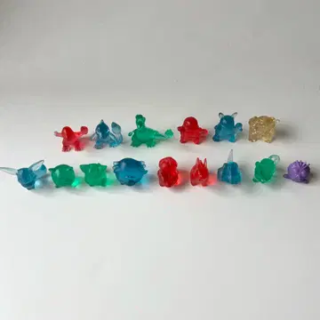 포켓몬 지우개 피규어 클리어 리자몽 히토카게 거북왕 레트로