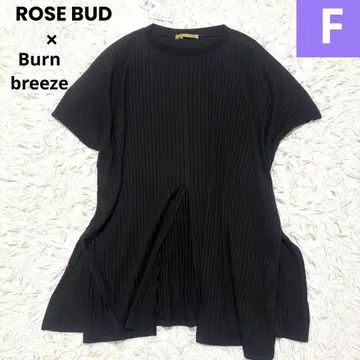 새상품 / Burn breeze / ROSE BUD / 리브 니트 BK