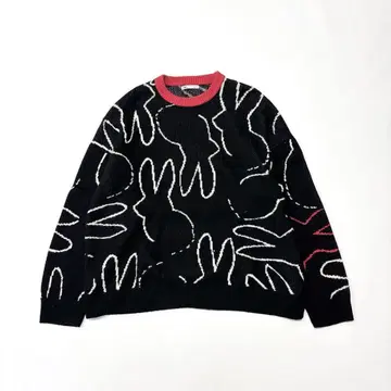 ZARA 자라 토끼 니트 KNIT BLACK 블랙 계열 사이즈 XL