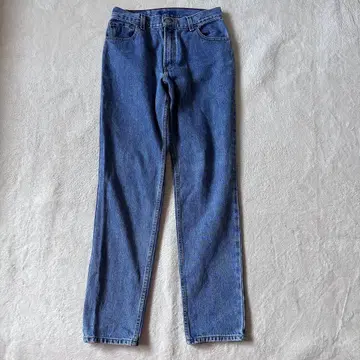 Levi's 빈티지 스트레이트 데님 팬츠 구제 의류 블루 리바이스