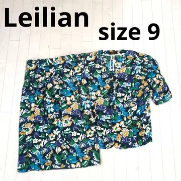 249 1 Leilian 꽃무늬 셋업 사이즈 9