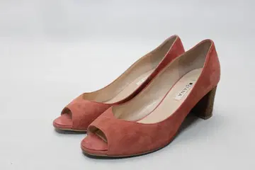 21 DIANA 다이애나 천연 가죽 오픈토 펌프스 (25cm) 새상품급