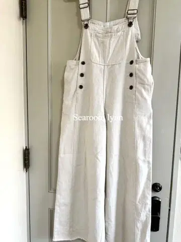 Searoom lynn 화이트 멜빵바지