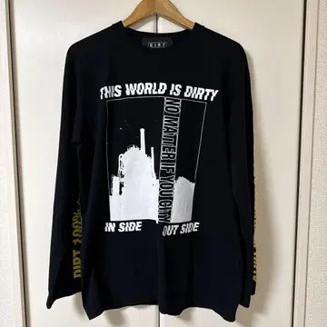 DIRT 100% Natural Dirty 롱티셔츠