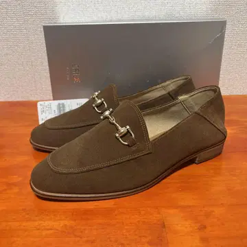 새상품급 르탈론 비트 로퍼 가죽 비트 바부슈 23.5cm