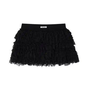 crank 크랭크 cancan frill mini skirt 블랙