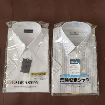 LADE ASTON 외 반팔 Y셔츠 카라 둘레 40