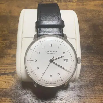 융한스 JUNGHANS 막스 빌 오토매틱 시계 블랙